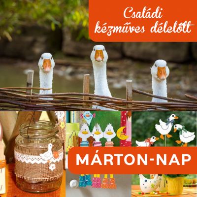 Családi kézműves délelőtt - Márton-nap