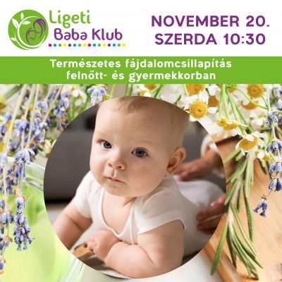 Ligeti Baba Klub - Természetes fájdalomcsillapítás felnőtt- és gyermekkorban 